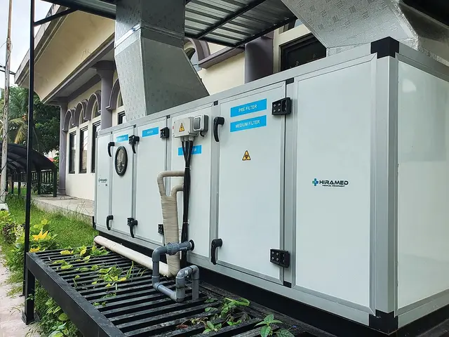 Air Handling Unit HIRAMED terpasang di lokasi proyek