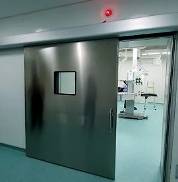 Stainless steel automatic sliding door