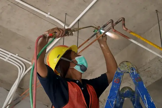 Brazing pipa tembaga gas medis